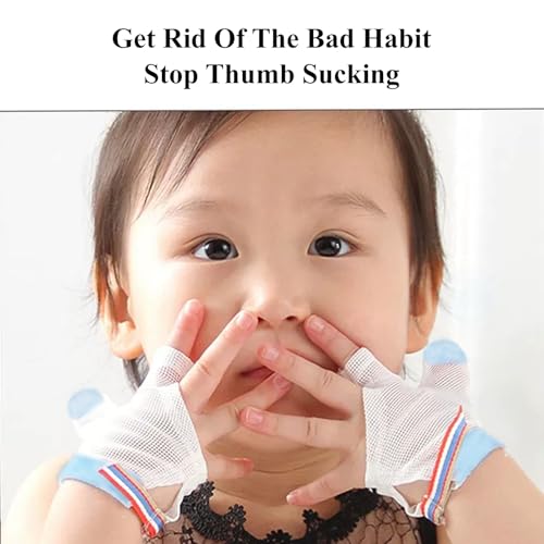 Thumb Sucking Guard Gloves for Kids Ages 6M-8Y