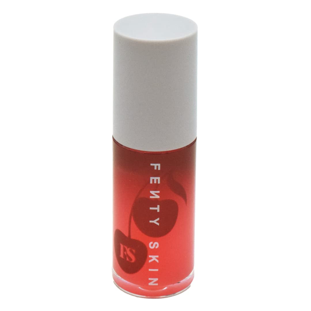 Fenty Skin Cherry Treat Conditioning + Strengthening Lip Oil Cream White 0.19 Ounce (Pack of 1)