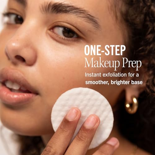 First Aid Beauty - Facial Radiance Pads with Glycolic & Lactic Acids, Daily Exfoliating Pads with AHA, Visibly Smaller Pores, Help Tone & Brighten Skin, One-Step Makeup Prep, Compostable, 60, 2ct