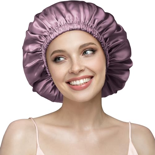 YFONG 2 pack silk bonnets