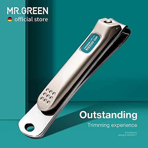 Stainless Steel Nail Clippers with Curved Blades for Manicure