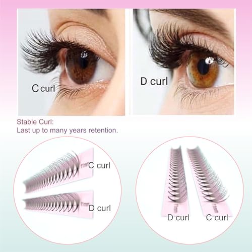 Pro Fairy Premade Fan Lashes 7D-14D Volume Extensions 0.07 C