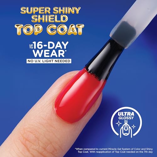 Sally Hansen Miracle Gel Super Shiny Shield Top Coat - No UV Needed
