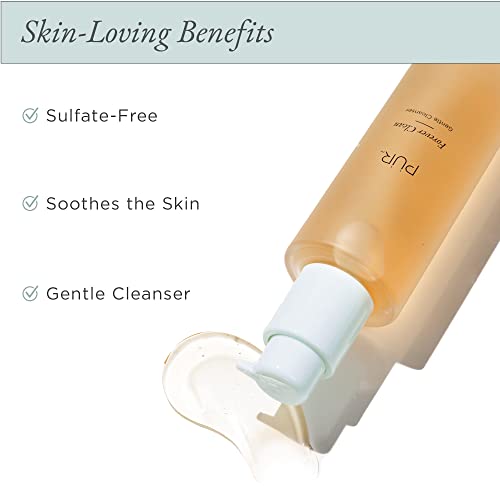 P?R MINERALS Forever Clean Gentle Facial Cleanser, Sulfate-Free Makeup Remover, Vegan-Friendly Formula, Green Tea, Aloe Vera