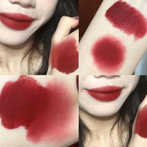 3-Piece Matte Liquid Lipstick Set with Cute Rabbit Keychain
