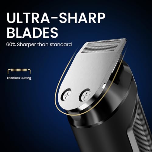 Ufree 3-in-1 Beard Trimmer for Men, IPX6 Waterproof Electric Razor