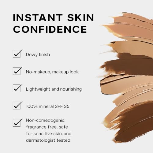 Saie Slip Tint Dewy Tinted Moisturizer SPF 35 - Three + Half (1.35 oz)