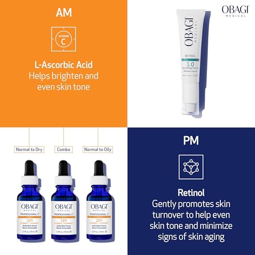 Obagi Medical Professional-C Vitamin C Serum ? Helps Brighten Skin Tone and Minimize the Appearance of Fine Lines & Wrinkles ? Safe for Sensitive Skin