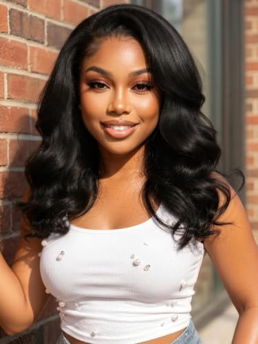 KLAIYI Bye Bye Slip 7x5 Glueless Lace Front Wig 18 Inch