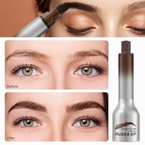 Microblading Eyebrow Pen with Press Pad Applicator – Natural Hair-Like Strokes