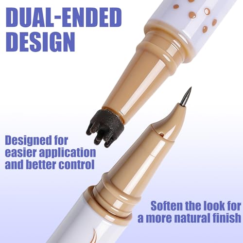Flavery Dual Ended Freckle Pen & Stamp - Natural-Looking Makeup
