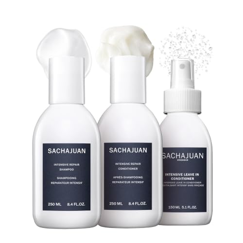 SACHAJUAN Intensive Repair Kit - Nourishing Hair Care Set with UV Protection
