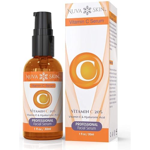 Vitamin C Serum for Face - Face Serum Vitamin C and Hyaluronic Acid, Anti Aging serum, Brightening Serum, Brightening Face Serum with Vitamin C Oil, Facial Serum for Collagen Production & Reduced Acne