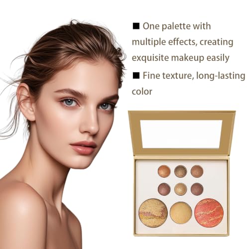 K'APEINE 9-Color Makeup Palette – Eyeshadow, Blush & Bronzer