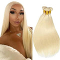 #613 Blonde Straight Hair Bundles 16 18 20 inch
