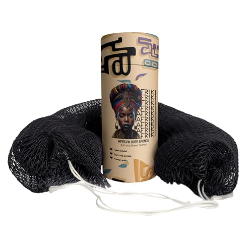 African Net Sponge Exfoliating Body Scrubber, Extra Long