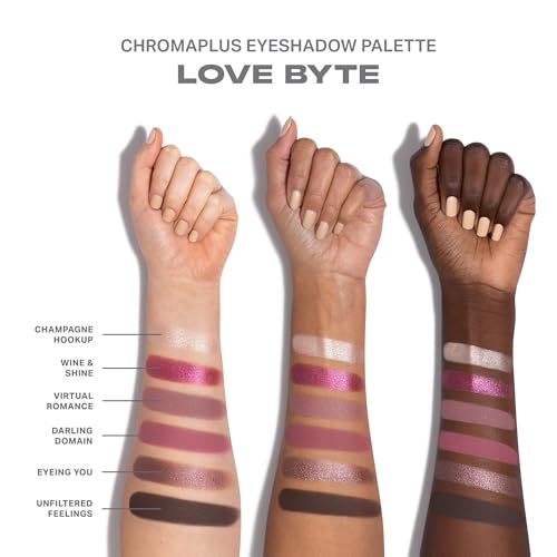 Morphe ChromaPlus 6-Pan Eyeshadow Palette - Love Byte