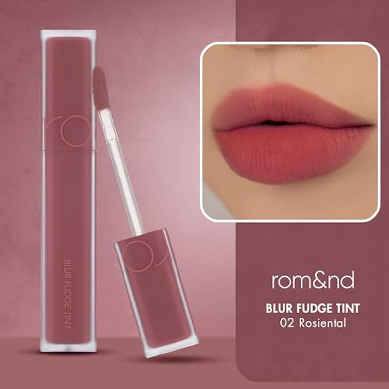 rom&nd Blur Fudge Lip Tint #02 Rosiental Matte Velvet