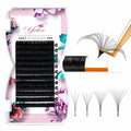 Yelix Easy Fan Lash Extensions B/C/CC/D Curl 8-15mm