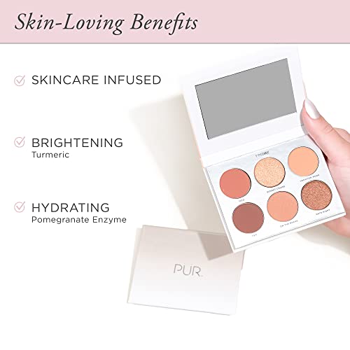 PÜR MINERALS On Point Eyeshadow Palette - 6 Shades