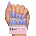 Glamnetic Periwinkle Press-On Nails - Short Almond Purple Kit