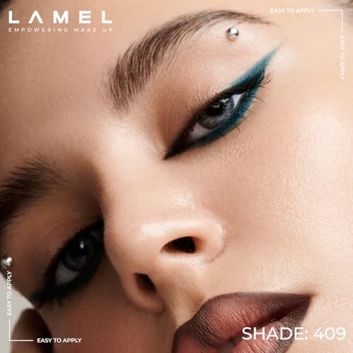 Lamel Waterproof Gel Eyeliner Pencil - Lagoon | 10-Hour Smudge-Proof