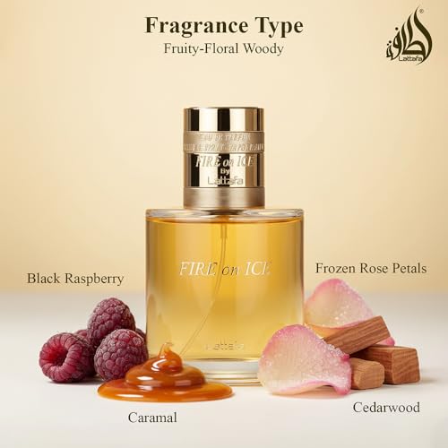 Lattafa Fire On Ice Eau de Parfum – 3.71 oz Unisex Fragrance