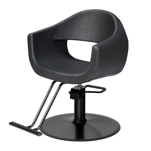 OmySalon Barber Chair - Heavy Duty Hydraulic Pump 330lbs