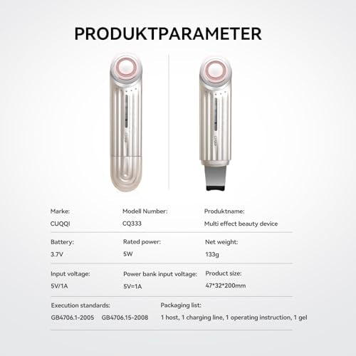 LED Red Light Facial Massager - Pore Cleansing Beauty Device