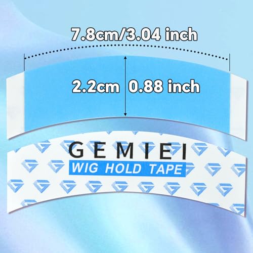 64pcs Lace Wig Tape Double-Sided Waterproof Adhesive