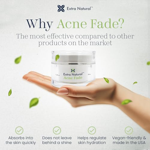 ExtraNatural Acne Cream ? Natural & Gentle Acne Treatment for Sensitive & Oily Skin ? Helps Reduce Breakouts, Pimples & Redness