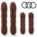 Hair Bun Maker Set - 2 Large & 2 Small Foam Sponge Shapers