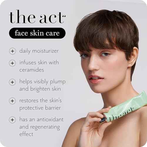 The Act Vitamin C Face Moisturizer Cream for Men and Women - Brightening & Hydrating | Anti-Aging Day Cream with Ceramides & Antioxidants for All Skin Types | Lightweight, Non-Greasy, Vegan 2 Fl Oz