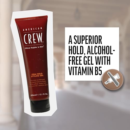 American Crew Men's Hair Styling Gel, Firm Hold, Non-Flaking, 33.8 Fl Oz, 33.8 fl oz