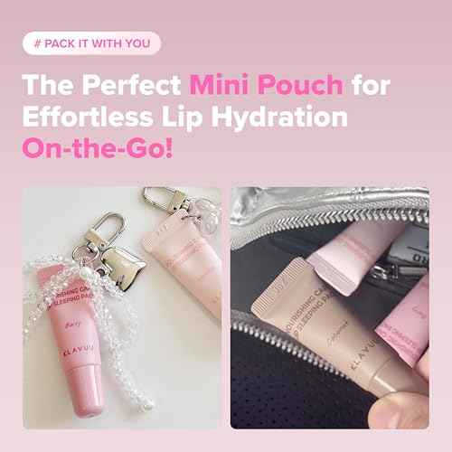 Klavuu Lip Mask Sleeping Pack Boostking Kit ? Overnight Deep Hydrating Korean Lip Balm Treatment for Very Dry, Chapped Lips | Lip Lightening & Plumping with Instant Hydration | Gentle Exfoliating