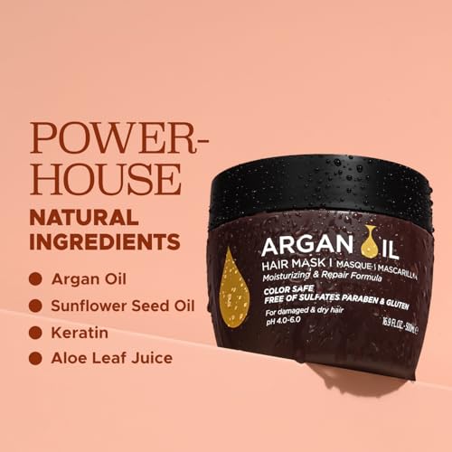 Luseta Argan Oil Hair Mask - Deep Hydration for Dry Damaged Hair