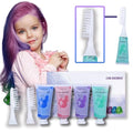 Temporary Hair Chalk Wax Kit, 4 Colors for Kids