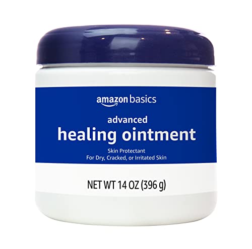 Amazon Basics Healing Ointment & Skin Protectant Cream, Fragrance-Free, 14 oz