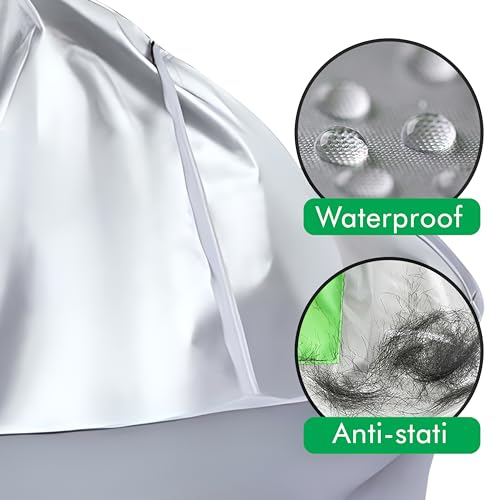 Professional Hair Cutting Cape with Comb - Waterproof Salon Barber Apron