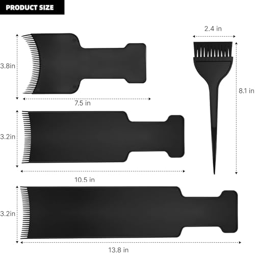 Hair Highlighting Kit with 3 Balayage Boards & Dye Brush