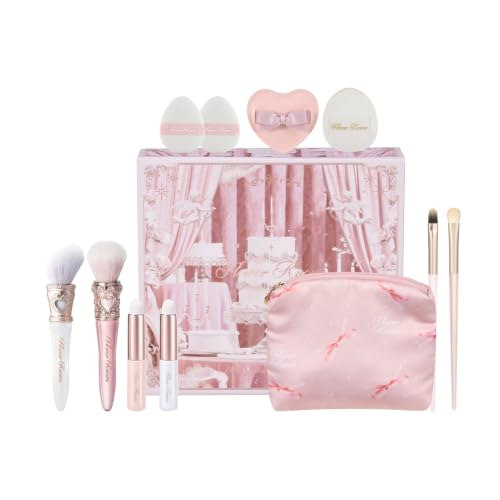 Flower Knows 12-Piece Makeup Brush Set with Storage Bag
