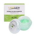 LASHVIEW Eyelash Extension Remover Cream, Light Aloe Flavor Cream,Eyelash Adhesive Remover, Professional Eyelash Extensions Remover for Salon,5g