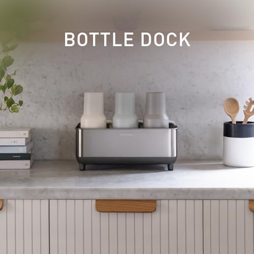 simplehuman Bottle Dock - Fast Drying Rack with Diatomaceous Earth Base
