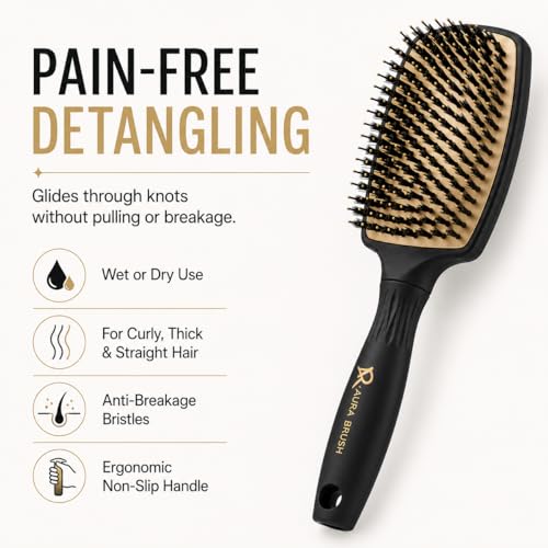 Aura Brush – Pain-Free Detangling Hair Brush for Wet & Dry Hair