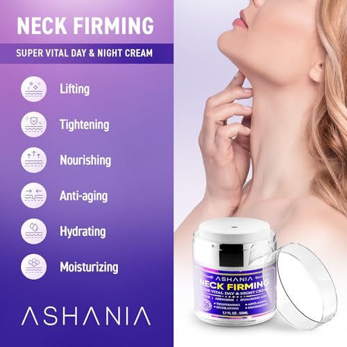 Neck Firming Cream: Neck Creams for Tightening and Firming - Korean Skin Care Tighten and Lift Neck Cream Advanced Fomula 1.7 Fl Oz