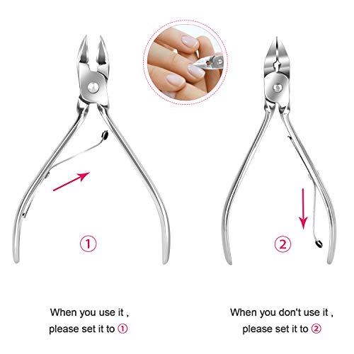 18-Piece Stainless Steel Manicure and Pedicure Set with Case