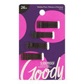 Goody Black Bobby Pins 26 Pack - Comfortable, Slideproof Hair Styling Accessories