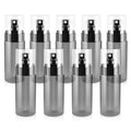 9Pack Small Spray Bottle, 2.7oz Black Plastic Fine Mist Mini Spray Bottles, Empty Refillable Travel Bottles for Hair, Cleaning, Salons, Planting, Skin Care