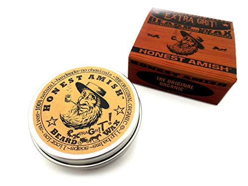 Honest Amish Extra Grit Beard Wax - 2oz Natural