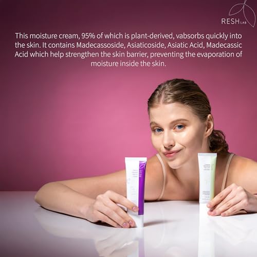 Korean Cica Repair Cream ? Hydrating Face Moisturizer for Sensitive & Dry Skin | Redness Relief, Soothing Cream with Ceramide & Panthenol (Fragrance-Free, 50ml)